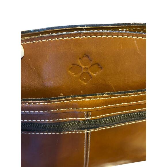 Patricia Nash Poppy Tote Heritage Shoulder Bag Brown Leather With Dust Bag - Picture 3 of 9
